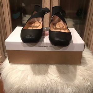 Jessica Simpson Black Ballerina Flats